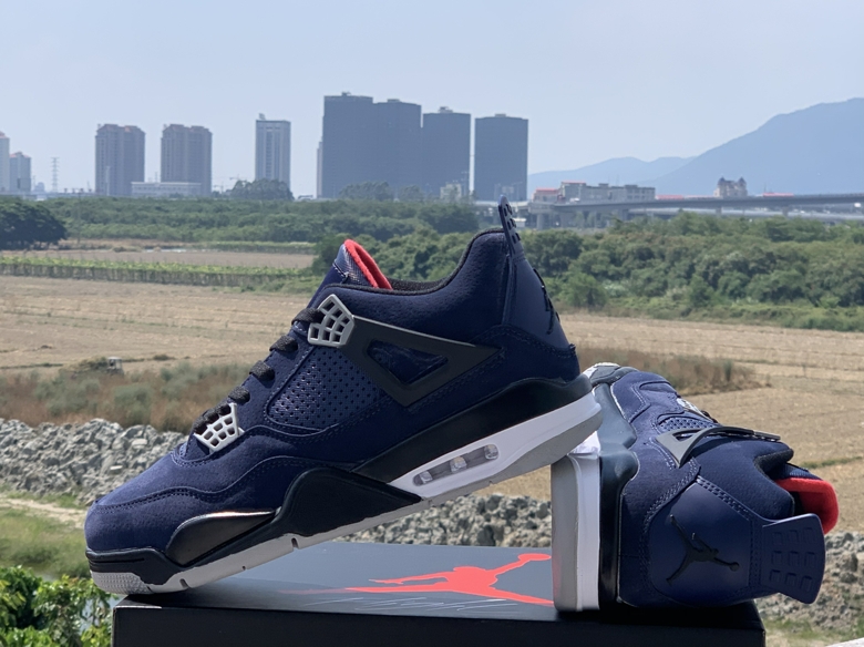 2019 Air Jordan 4 Retro Loyal Blue Black